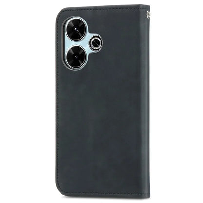 For Xiaomi Redmi 13 5G / 4G Case Hidden Magnetic Leather Folding Stand Phone Cover