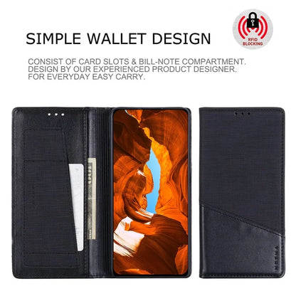 MUXMA MX109 For Xiaomi Poco F6 5G / Redmi Turbo 3 5G Case Leather Phone Cover RFID Blocking Technology
