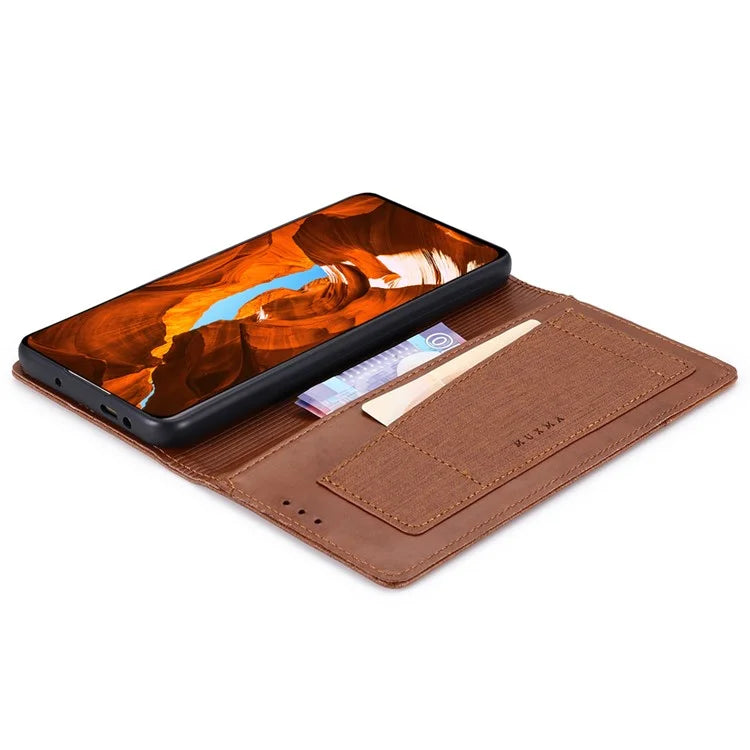 MUXMA MX109 For Xiaomi Poco F6 5G / Redmi Turbo 3 5G Case Leather Phone Cover RFID Blocking Technology