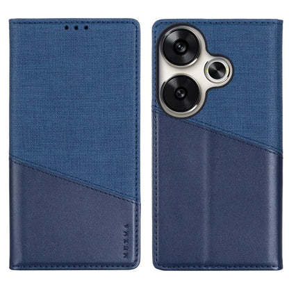 MUXMA MX109 For Xiaomi Poco F6 5G / Redmi Turbo 3 5G Case Leather Phone Cover RFID Blocking Technology
