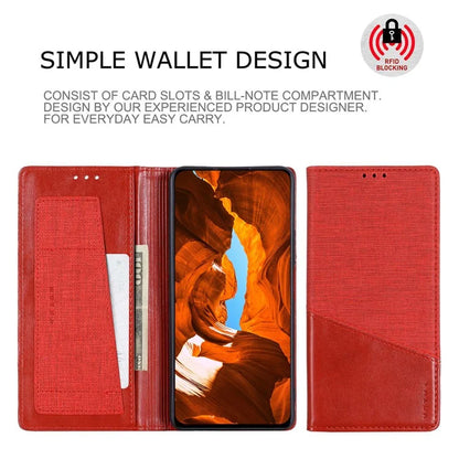 MUXMA MX109 For Xiaomi Poco F6 5G / Redmi Turbo 3 5G Case Leather Phone Cover RFID Blocking Technology