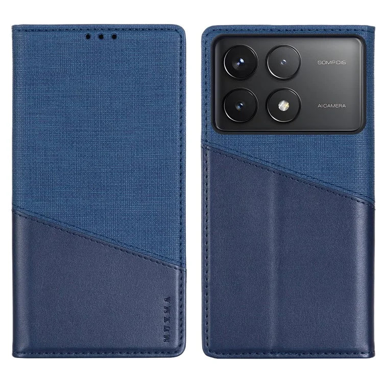 MUXMA MX109 For Xiaomi Poco F6 Pro 5G / Redmi K70 5G / K70 Pro 5G Case Wallet Leather Phone Cover RFID Blocking