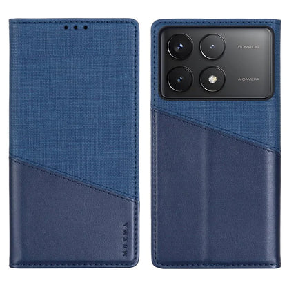 MUXMA MX109 For Xiaomi Poco F6 Pro 5G / Redmi K70 5G / K70 Pro 5G Case Wallet Leather Phone Cover RFID Blocking