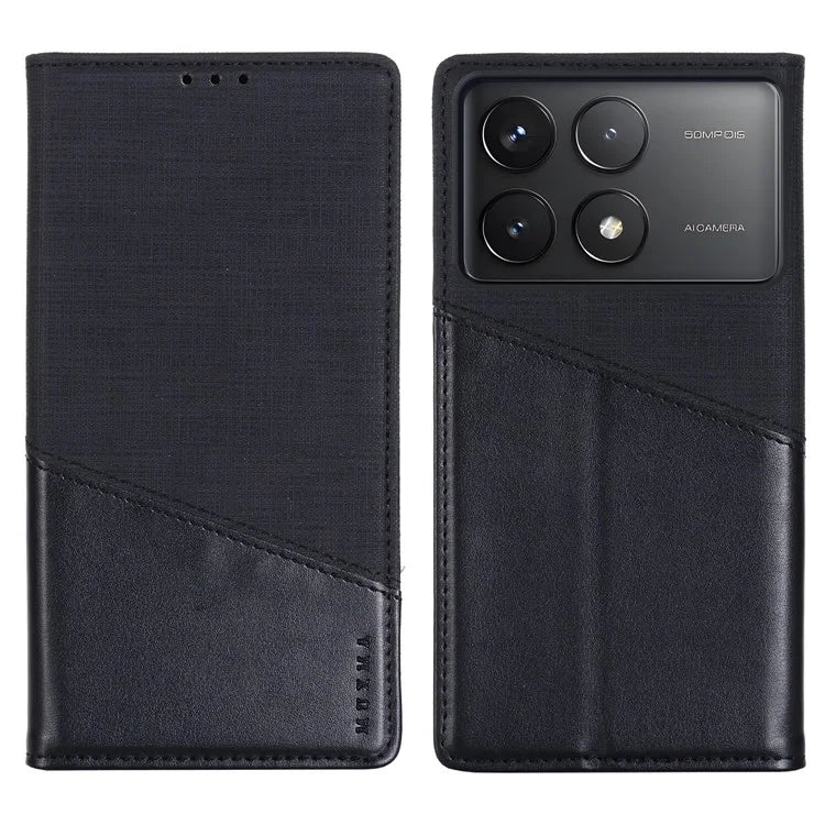 MUXMA MX109 For Xiaomi Poco F6 Pro 5G / Redmi K70 5G / K70 Pro 5G Case Wallet Leather Phone Cover RFID Blocking