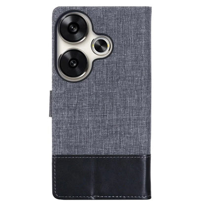 MUXMA MX102 For Xiaomi Poco F6 5G / Redmi Turbo 3 5G Case Canvas Leather Flip Wallet Phone Cover