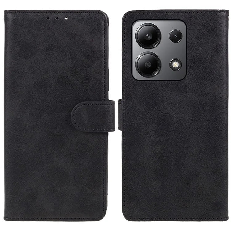 For Xiaomi Redmi Note 13 4G Case PU Leather Protective Card Holder Phone Cover