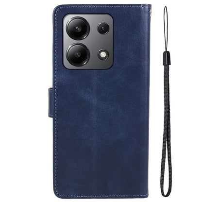 For Xiaomi Redmi Note 13 4G Case PU Leather Protective Card Holder Phone Cover
