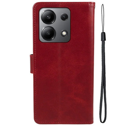 For Xiaomi Redmi Note 13 4G Case PU Leather Protective Card Holder Phone Cover