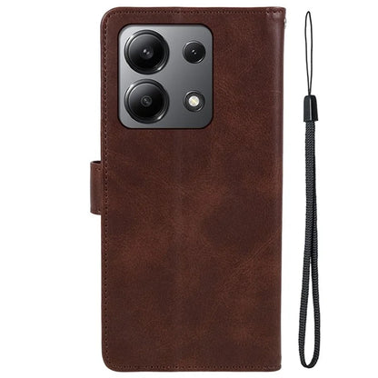 For Xiaomi Redmi Note 13 4G Case PU Leather Protective Card Holder Phone Cover