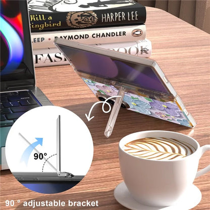 GW181 For Samsung Galaxy Z Fold6 5G Case Pattern Design Hard PC Kickstand Phone Cover