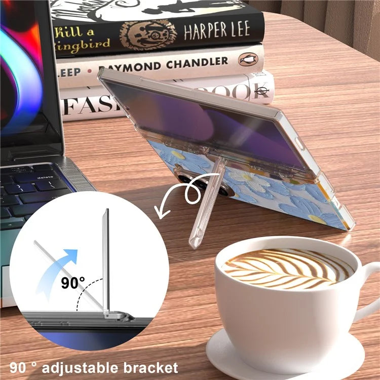 GW181 For Samsung Galaxy Z Fold6 5G Case Pattern Design Hard PC Kickstand Phone Cover