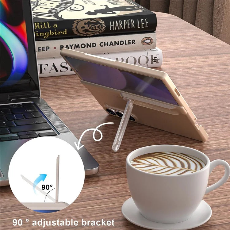 GW181 For Samsung Galaxy Z Fold6 5G Case Rubberized Hard PC Kickstand Phone Cover