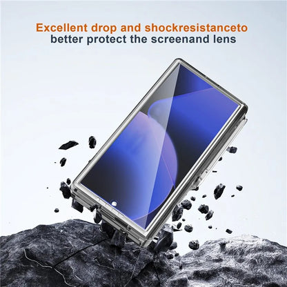 GW181 For Samsung Galaxy Z Fold6 5G Case Rubberized Hard PC Kickstand Phone Cover