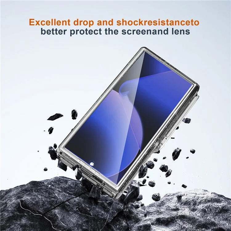 GW181 For Samsung Galaxy Z Fold6 5G Case Rubberized Hard PC Kickstand Phone Cover