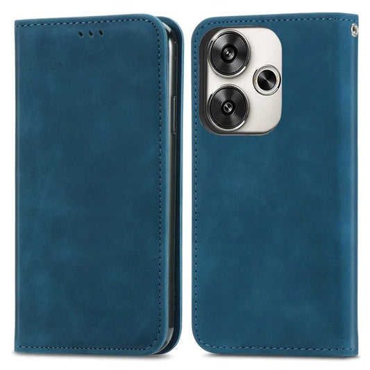 For Xiaomi Poco F6 5G / Redmi Turbo 3 5G Case Leather Skin-Touch Phone Cover Wallet