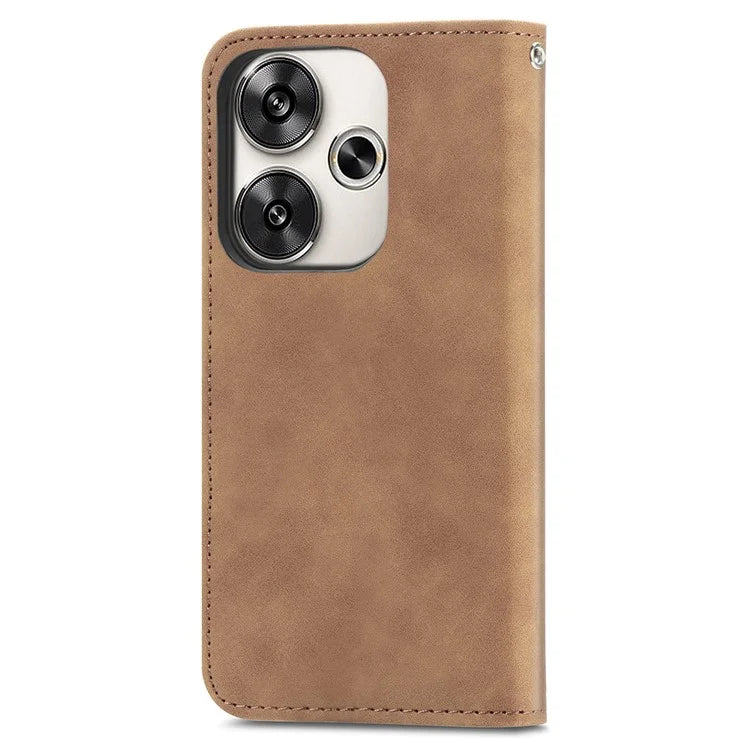 For Xiaomi Poco F6 5G / Redmi Turbo 3 5G Case Leather Skin-Touch Phone Cover Wallet