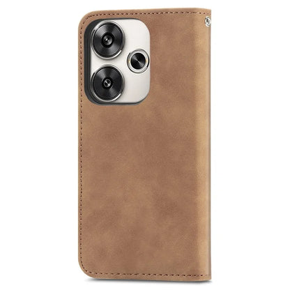 For Xiaomi Poco F6 5G / Redmi Turbo 3 5G Case Leather Skin-Touch Phone Cover Wallet