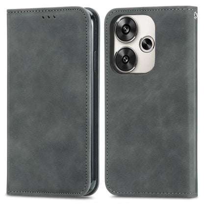 For Xiaomi Poco F6 5G / Redmi Turbo 3 5G Case Leather Skin-Touch Phone Cover Wallet