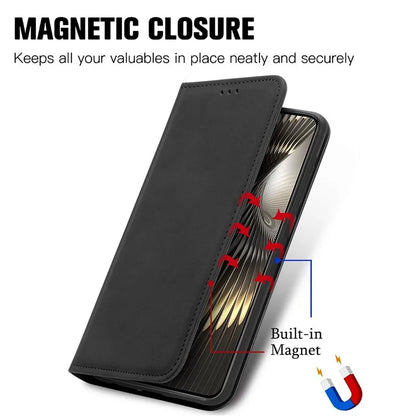 For Xiaomi Poco F6 5G / Redmi Turbo 3 5G Case Leather Skin-Touch Phone Cover Wallet