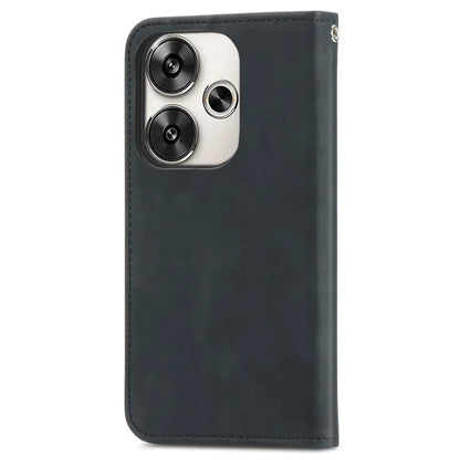 For Xiaomi Poco F6 5G / Redmi Turbo 3 5G Case Leather Skin-Touch Phone Cover Wallet