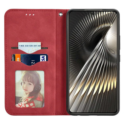 For Xiaomi Poco F6 5G / Redmi Turbo 3 5G Case Leather Skin-Touch Phone Cover Wallet