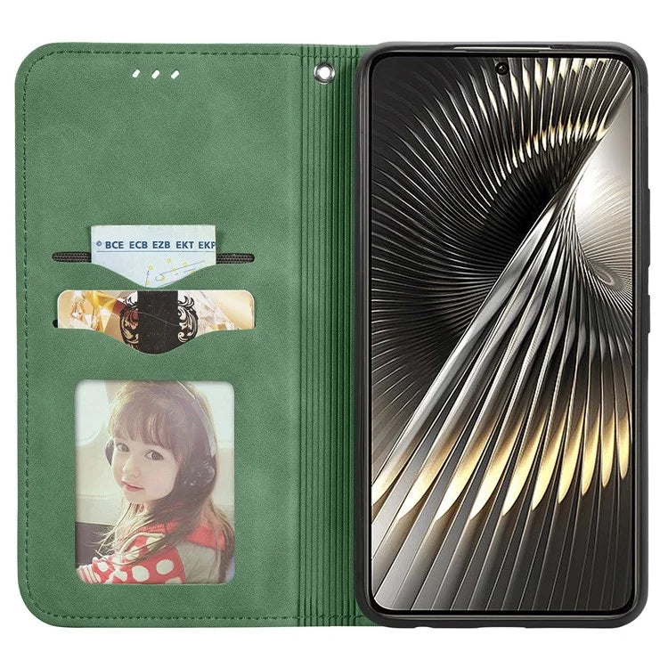 For Xiaomi Poco F6 5G / Redmi Turbo 3 5G Case Leather Skin-Touch Phone Cover Wallet