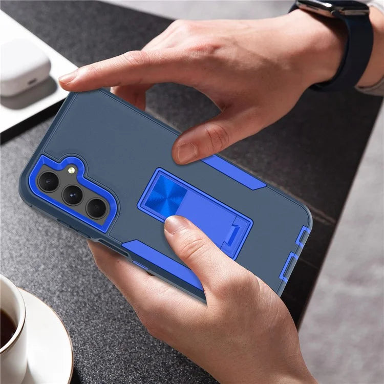 For Samsung Galaxy A25 5G (Global) (161.0 X 76.5 X 8.3mm) Case TPU+PC Phone Cover with Kickstand