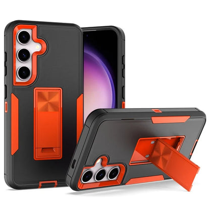 For Samsung Galaxy S24+ Case Drop-Proof TPU+PC Kickstand Phone Shell