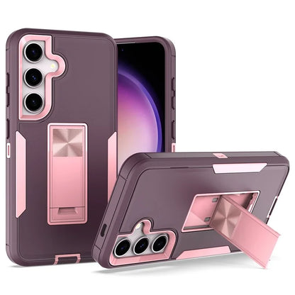 For Samsung Galaxy S24+ Case Drop-Proof TPU+PC Kickstand Phone Shell
