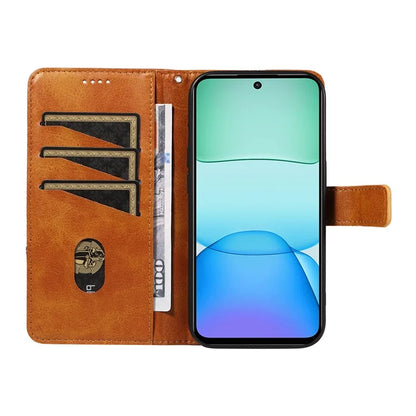 For Xiaomi Redmi 13 5G / 4G / Note 13R 5G Case Flip Shockproof Wallet Leather Phone Cover Geometric Line
