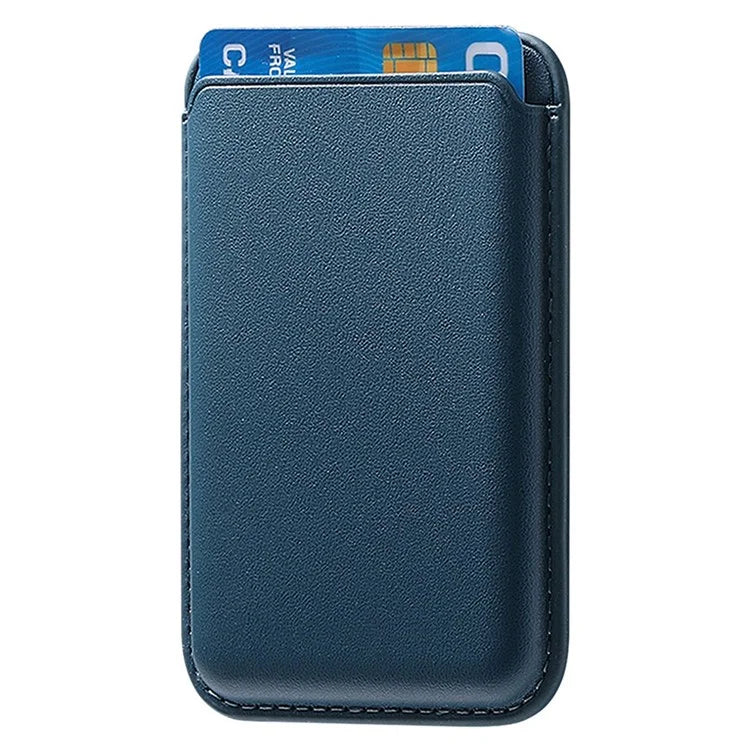 KB-58 Magnetic Card Holder Solid Color PU Leather Credit Cards Case