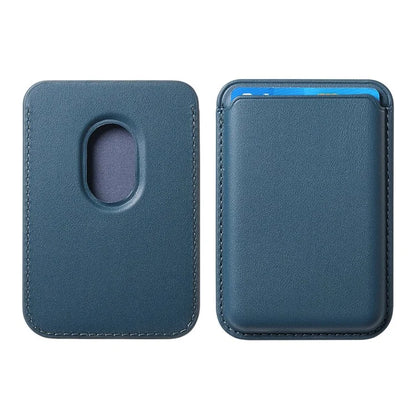 KB-58 Magnetic Card Holder Solid Color PU Leather Credit Cards Case