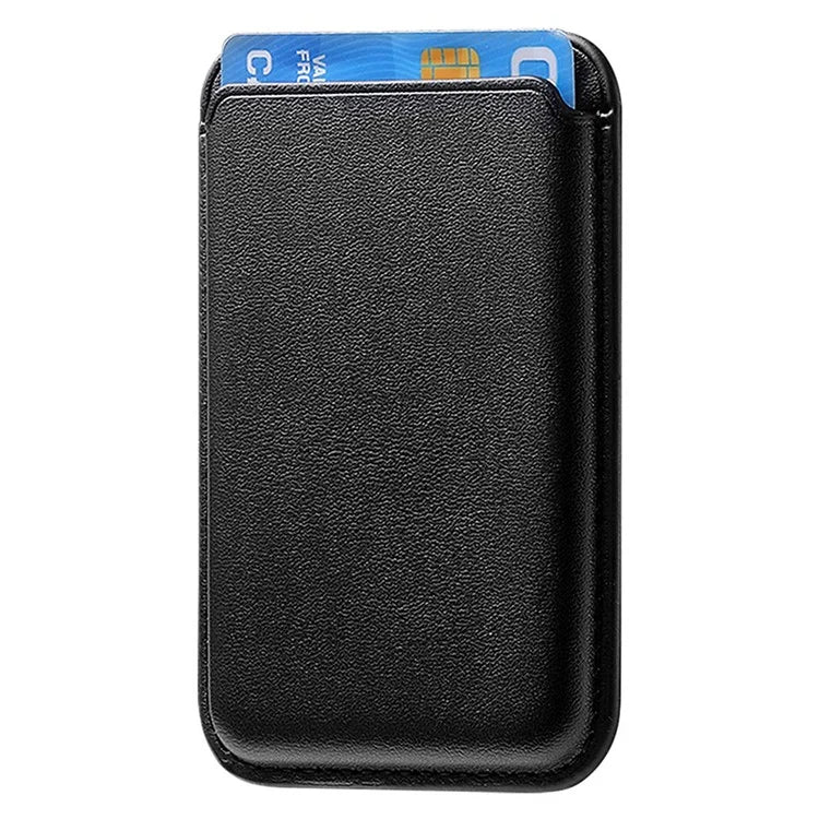 KB-58 Magnetic Card Holder Solid Color PU Leather Credit Cards Case