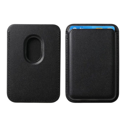 KB-58 Magnetic Card Holder Solid Color PU Leather Credit Cards Case