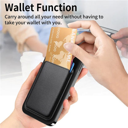 KB-58 Magnetic Card Holder Solid Color PU Leather Credit Cards Case