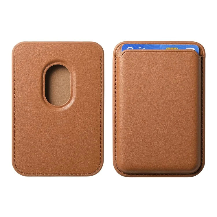 KB-58 Magnetic Card Holder Solid Color PU Leather Credit Cards Case