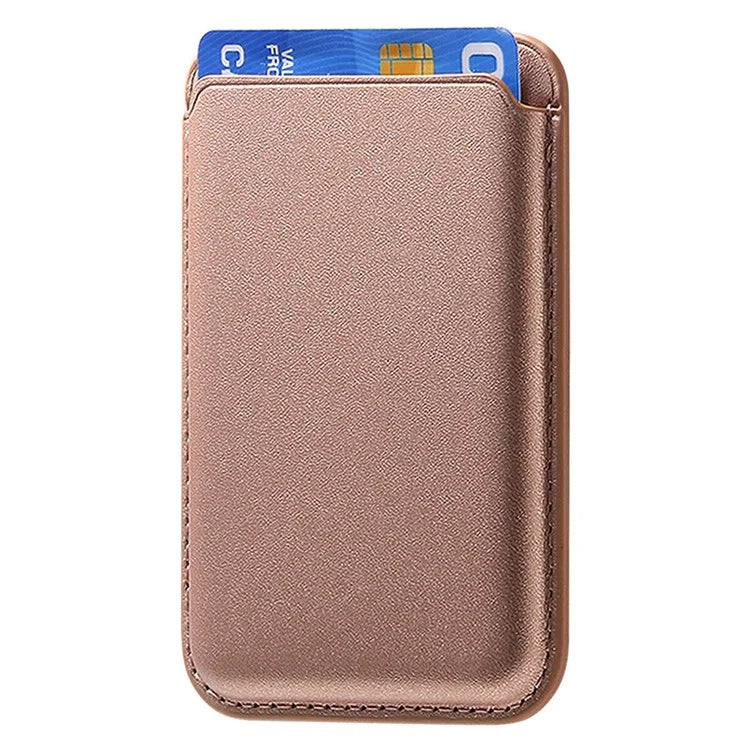 KB-58 Magnetic Card Holder Solid Color PU Leather Credit Cards Case