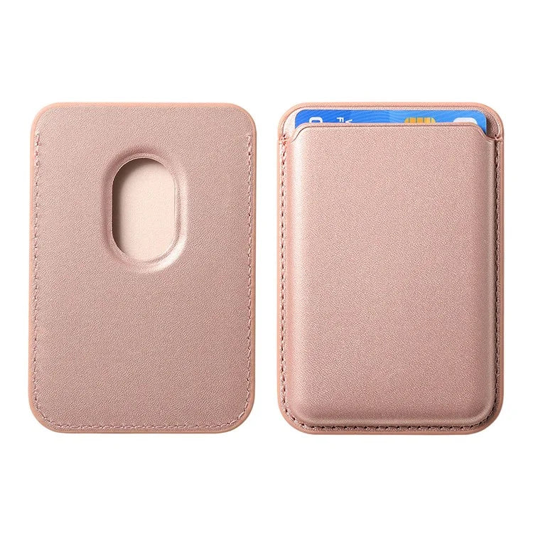 KB-58 Magnetic Card Holder Solid Color PU Leather Credit Cards Case