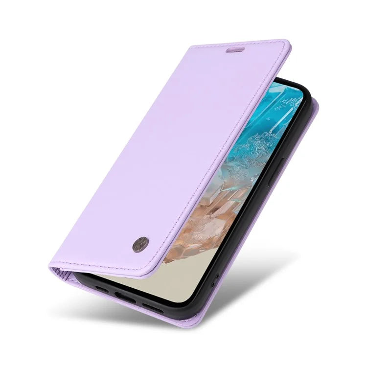 YIKATU YK-001 For Samsung Galaxy M35 5G Case Leather Flip Phone Cover Hidden Magnetic Absorption