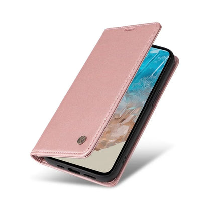 YIKATU YK-001 For Samsung Galaxy M35 5G Case Leather Flip Phone Cover Hidden Magnetic Absorption