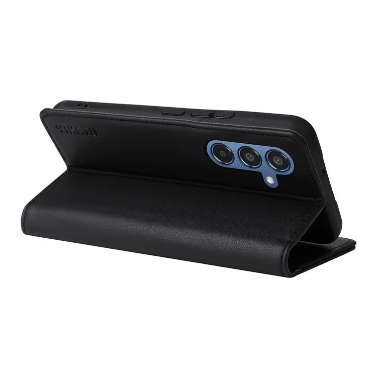 YIKATU YK-001 For Samsung Galaxy M35 5G Case Leather Flip Phone Cover Hidden Magnetic Absorption