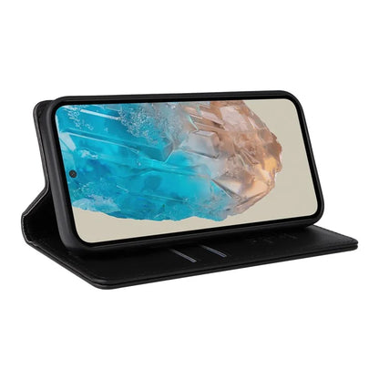 YIKATU YK-001 For Samsung Galaxy M35 5G Case Leather Flip Phone Cover Hidden Magnetic Absorption
