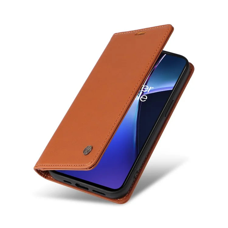 YIKATU YK-001 For OnePlus Nord CE4 Lite 5G / Oppo K12x 5G (China) Case Leather Phone Cover Magnetic Closure Bookstyle Stand