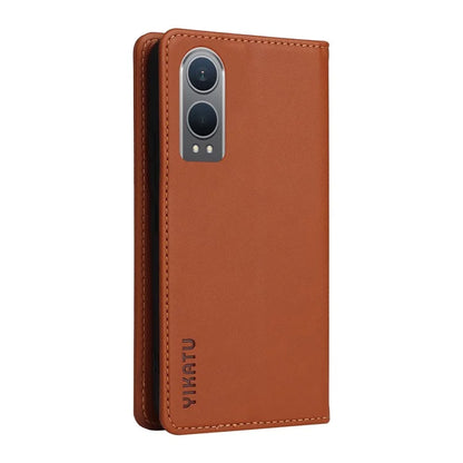 YIKATU YK-001 For OnePlus Nord CE4 Lite 5G / Oppo K12x 5G (China) Case Leather Phone Cover Magnetic Closure Bookstyle Stand
