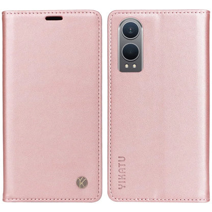 YIKATU YK-001 For OnePlus Nord CE4 Lite 5G / Oppo K12x 5G (China) Case Leather Phone Cover Magnetic Closure Bookstyle Stand
