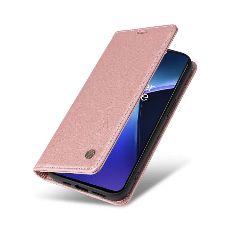 YIKATU YK-001 For OnePlus Nord CE4 Lite 5G / Oppo K12x 5G (China) Case Leather Phone Cover Magnetic Closure Bookstyle Stand