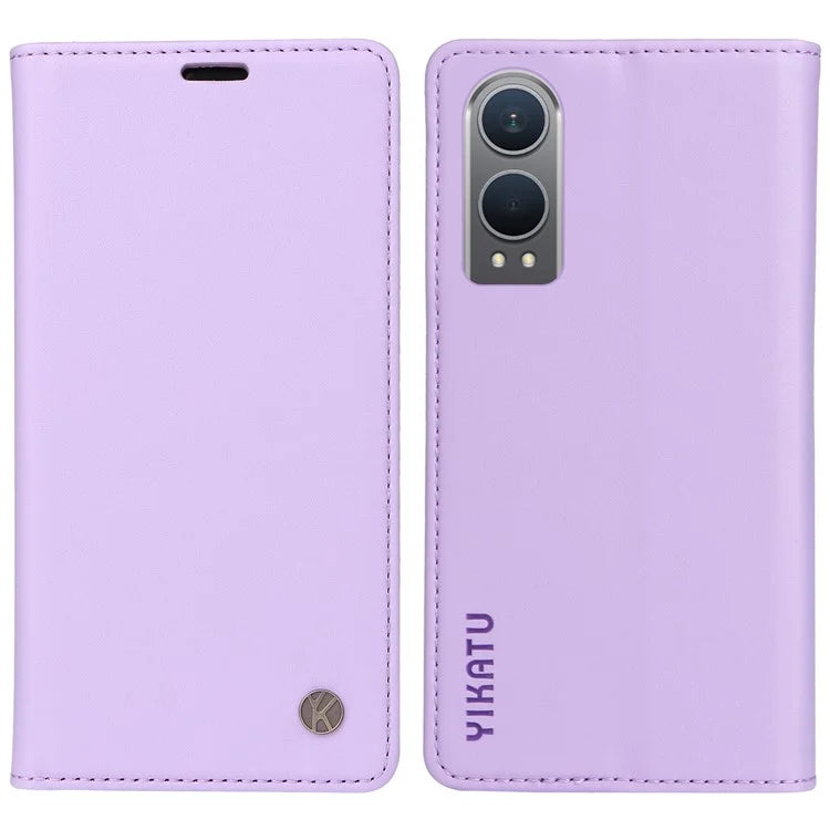 YIKATU YK-001 For OnePlus Nord CE4 Lite 5G / Oppo K12x 5G (China) Case Leather Phone Cover Magnetic Closure Bookstyle Stand