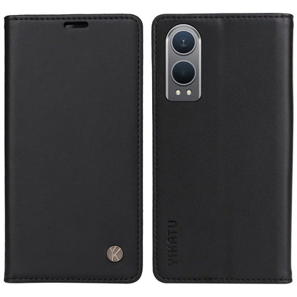 YIKATU YK-001 For OnePlus Nord CE4 Lite 5G / Oppo K12x 5G (China) Case Leather Phone Cover Magnetic Closure Bookstyle Stand