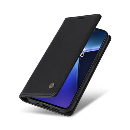 YIKATU YK-001 For OnePlus Nord CE4 Lite 5G / Oppo K12x 5G (China) Case Leather Phone Cover Magnetic Closure Bookstyle Stand