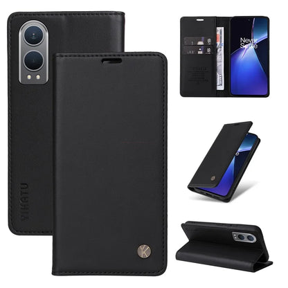 YIKATU YK-001 For OnePlus Nord CE4 Lite 5G / Oppo K12x 5G (China) Case Leather Phone Cover Magnetic Closure Bookstyle Stand